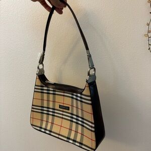 Plaid Crossbody Bag with “Genesis” Logo – Inspired by Nova Check Style